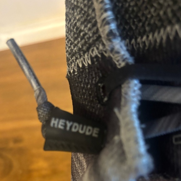 Hey Dude Black and Gray Slip-On Loafers - Picture 6 of 6